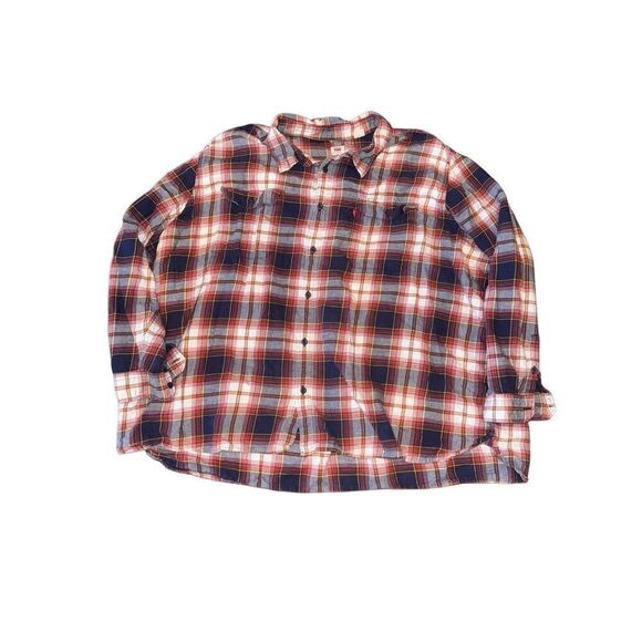 Levi’s lightweight plaid flannel 4XL - Picture 1 of 7